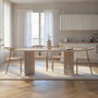 Nordure Mesa de Comedor Sabella Travertino